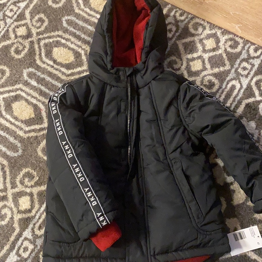 DKNY Black Coat for Toddlers